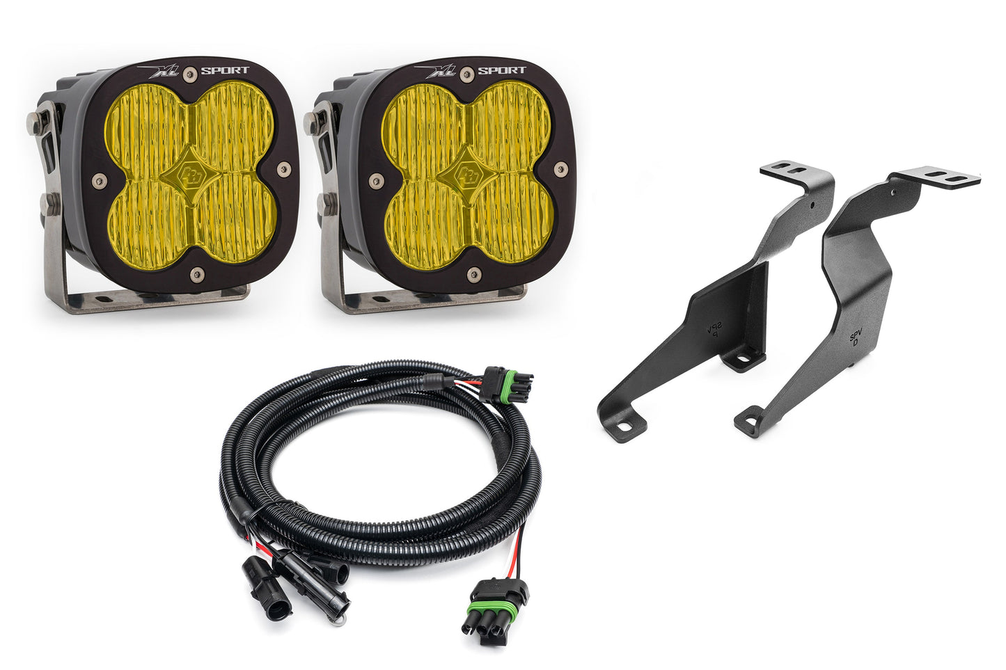 SPV Parts XL Series Baja Designs - A - Pillar (Ditch) Light Kit for Ford 2021+ F-150 Raptor