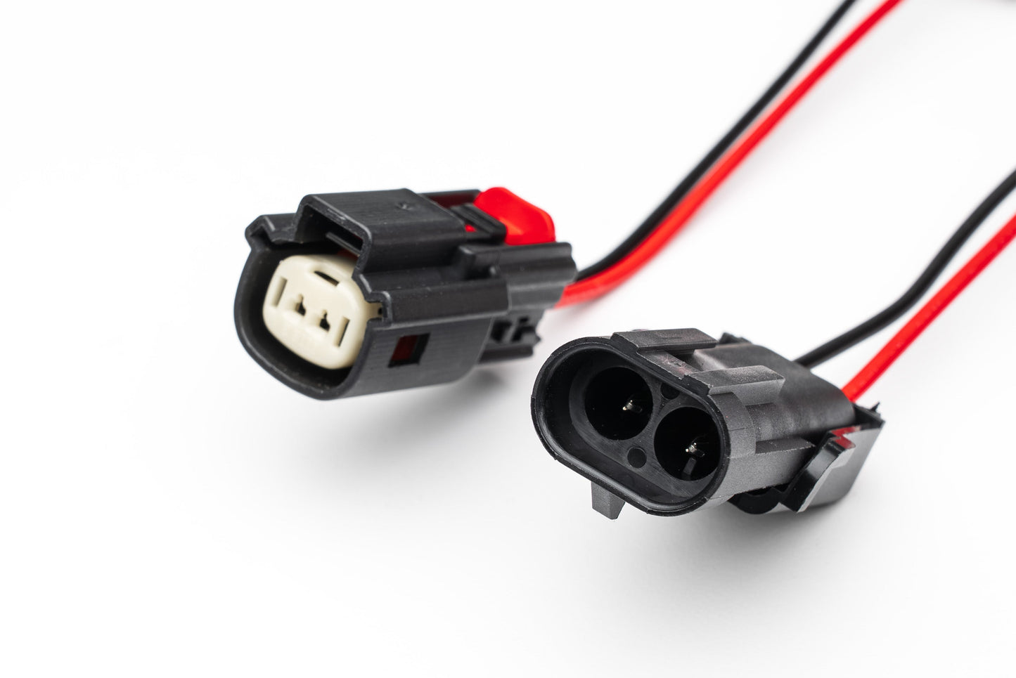 SPV Parts Harness 2 Pole MOLEX to 2 Pole WP Connector Adapters for Ford OEM Rigid Fogs (Pair)