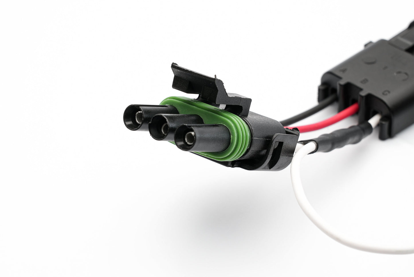 3 Pole to 3 pole WP Connector Adapter with Backlight Port Tap (Pair)