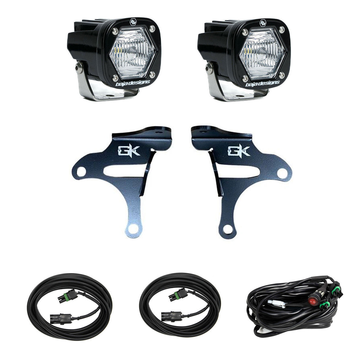 S1 Knuckle Pods Light Kit - Jeep 2007-2018 JK Wrangler