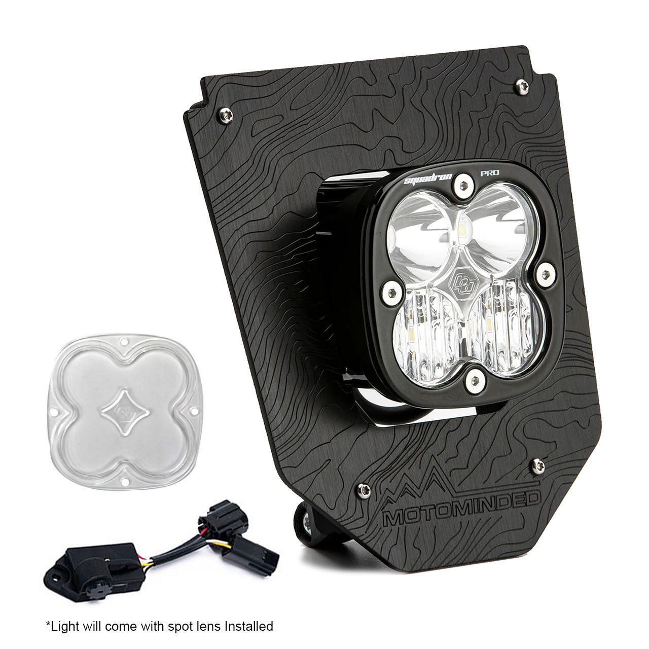 Baja Designs - Husqvarna Squadron Pro (DC) LED Headlight Kit w Dimmer - 2024-2025 Husqvarna FE-S, FE, TE