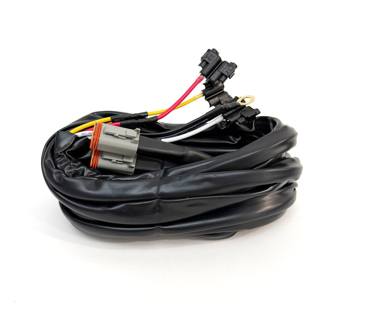 Dual Lead 4-pin Deutsch-style wHiLowBacklight Upfitter Harness - Universal