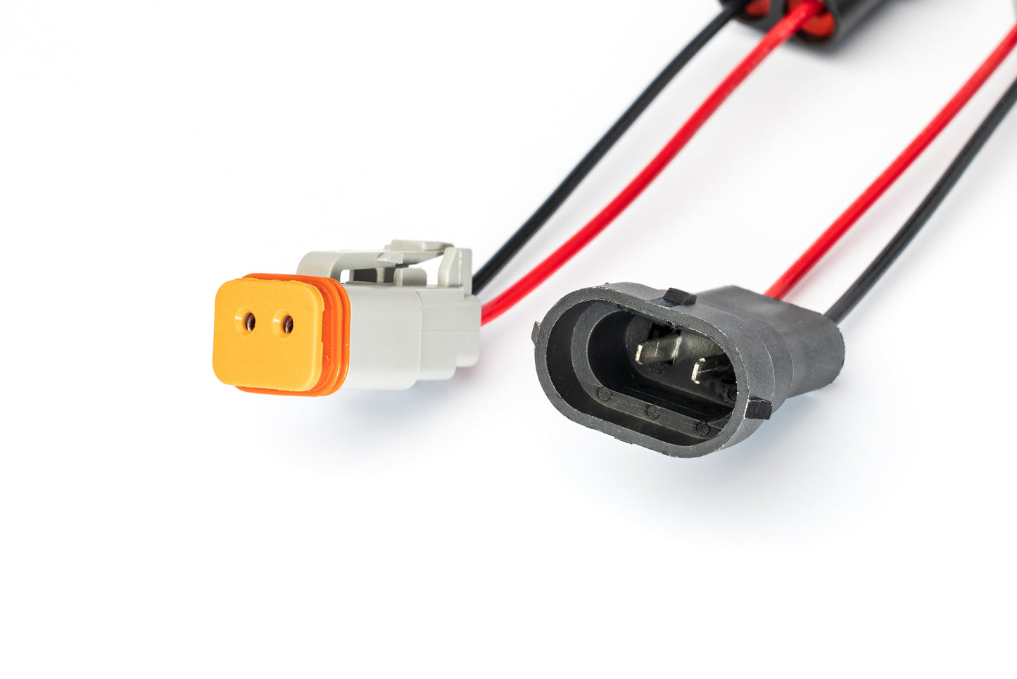 2 Pole DT Connector Adapters to H11 FACTORY FOG Connectors (Pair) (Bronco & Others)