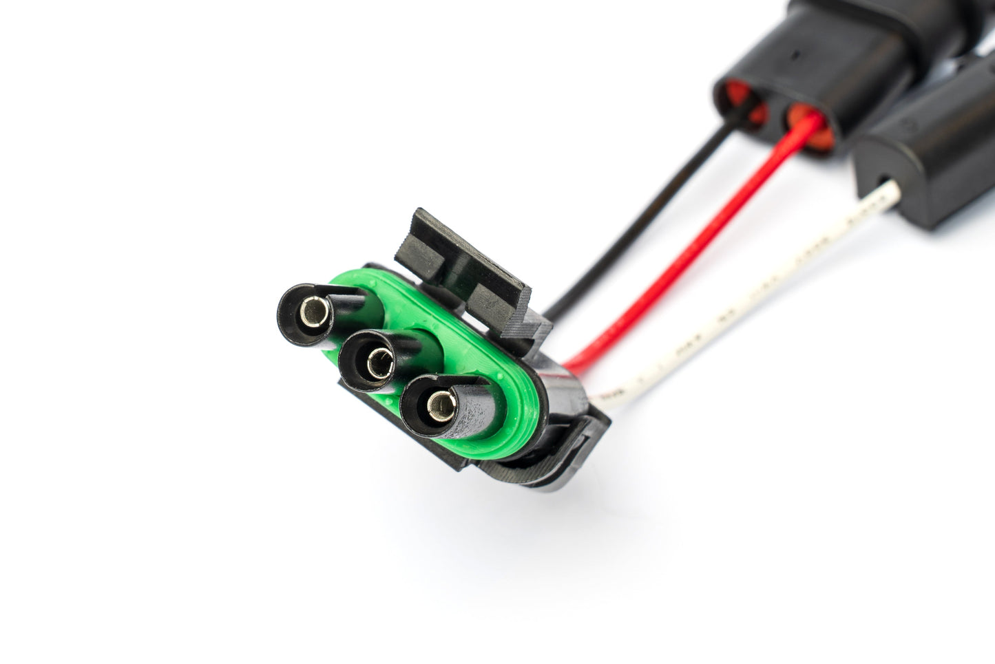 3 Pole WP Connector Adapters to H11 Factory Fog Connector with Backlight Port (Pair) (Bronco & Others)