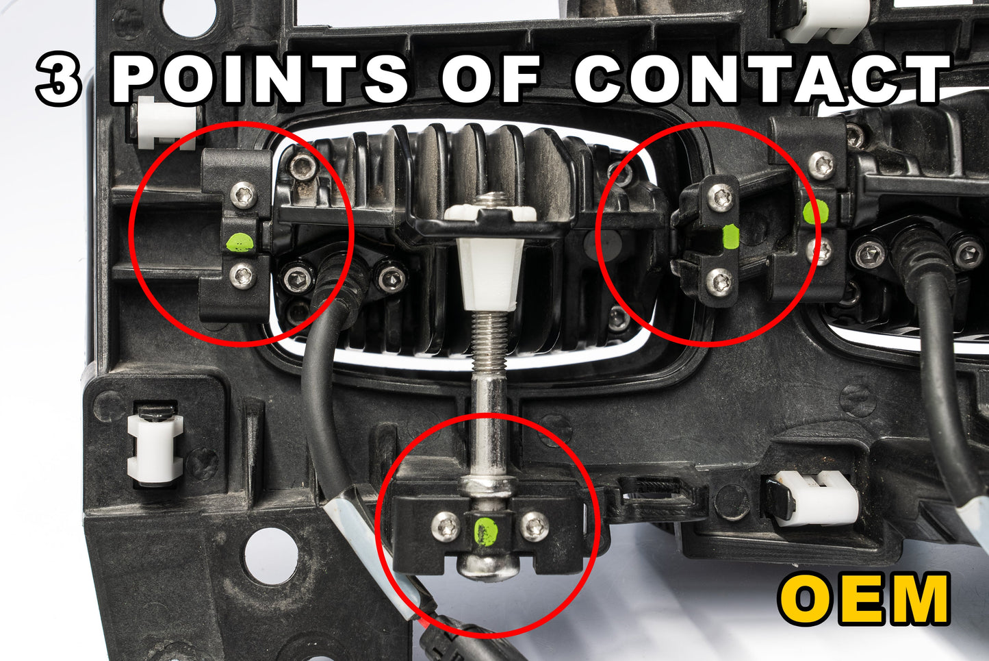 SPV Parts 2021-2025 Ford F-150 & Bronco Raptor OEM Fog Light Upgrade Kit with Brackets and Baja Designs S2 Lights