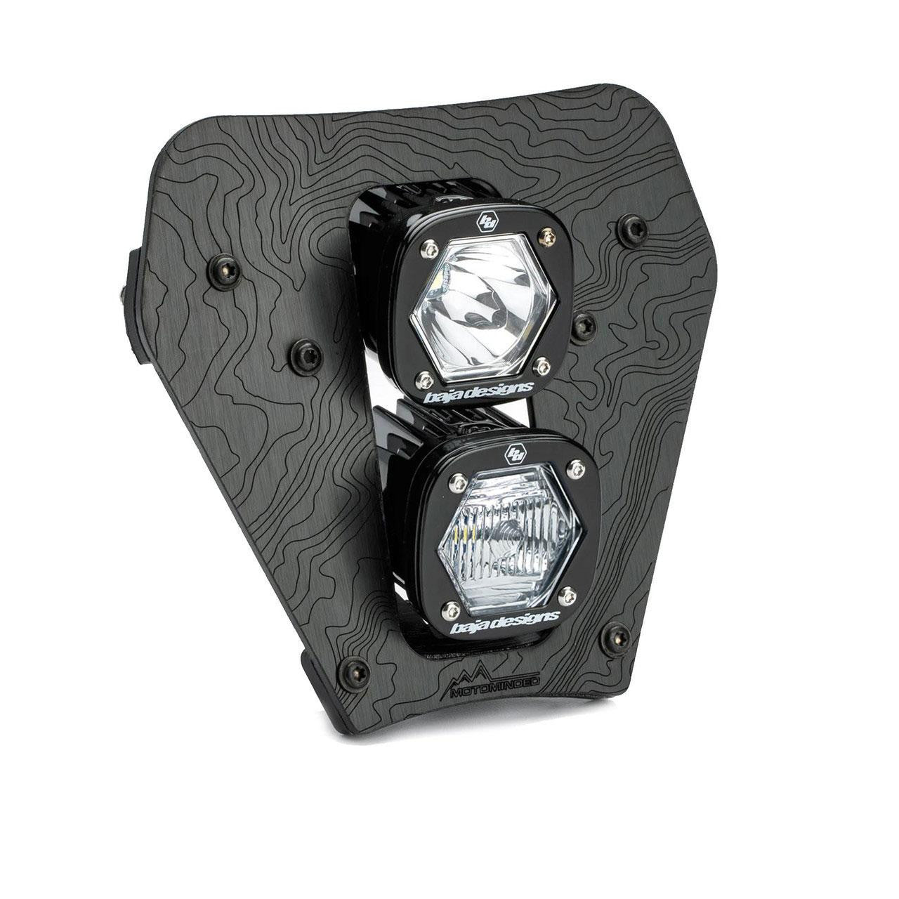 Baja Designs - KTM Dual S1 Gemini (DC) LED Headlight Kit - 2024-2025 KTM XCF-W, XC-W