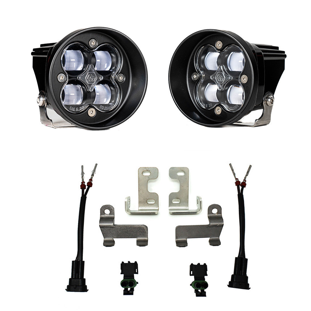 10-24 Toyota Squadron-R SAE Fog Pocket Light Kit - Toyota 2010-24 4Runner; 2012-23 Tacoma; 2014-21 Tundra