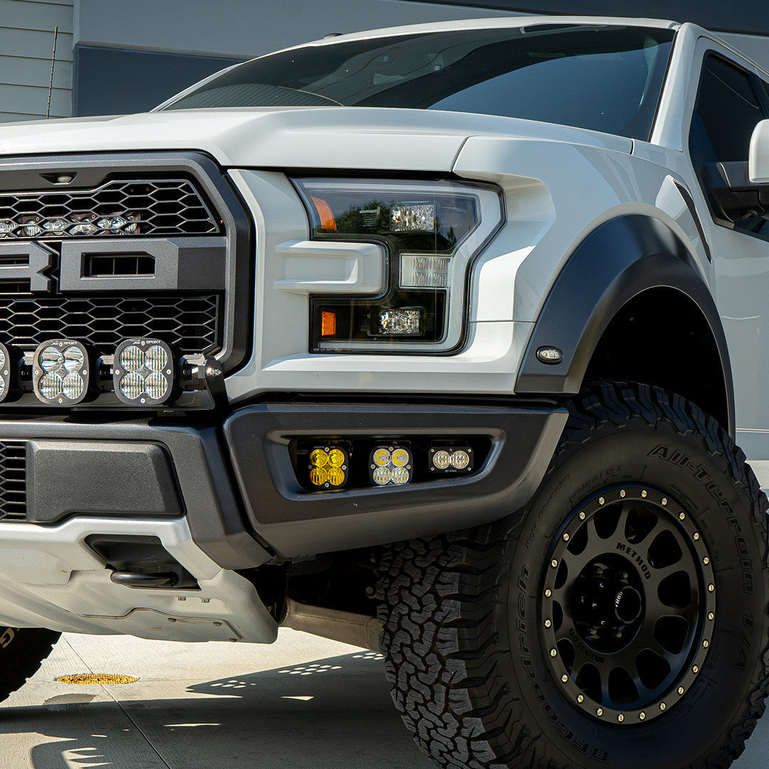 2017-2020 Raptor Baja Designs With SAE "Sportsmen" Fog Pocket Kit