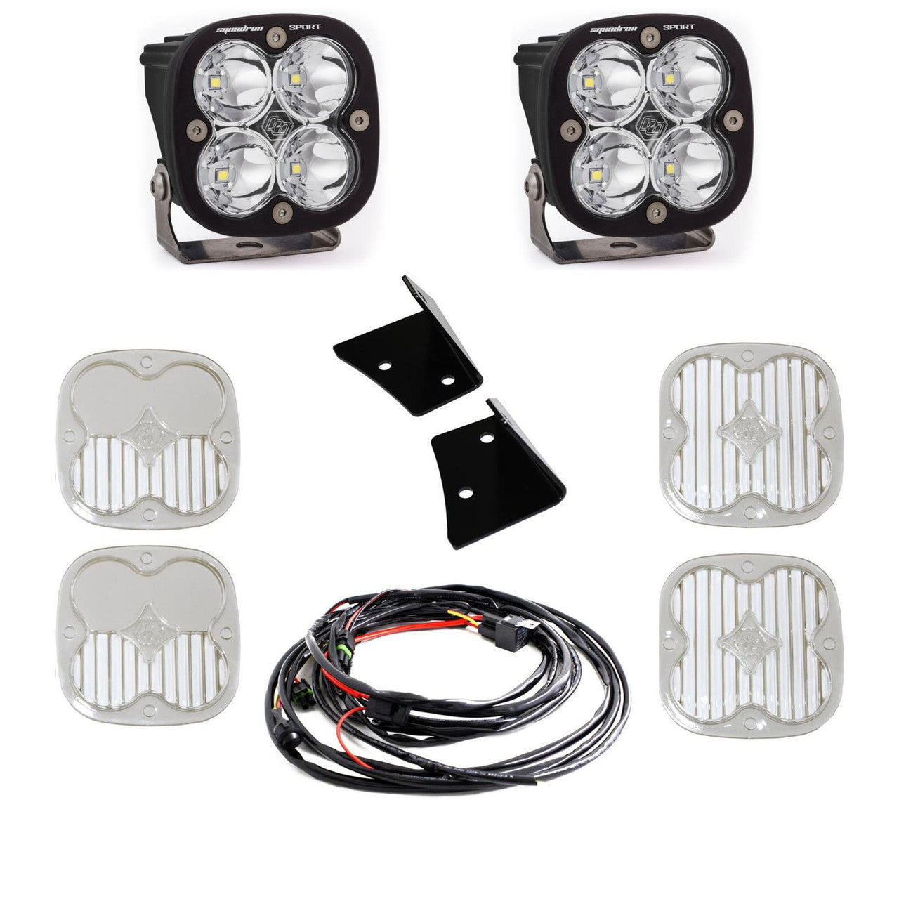 07-18 Jeep JK A-Pillar Light Kit - Baja Designs