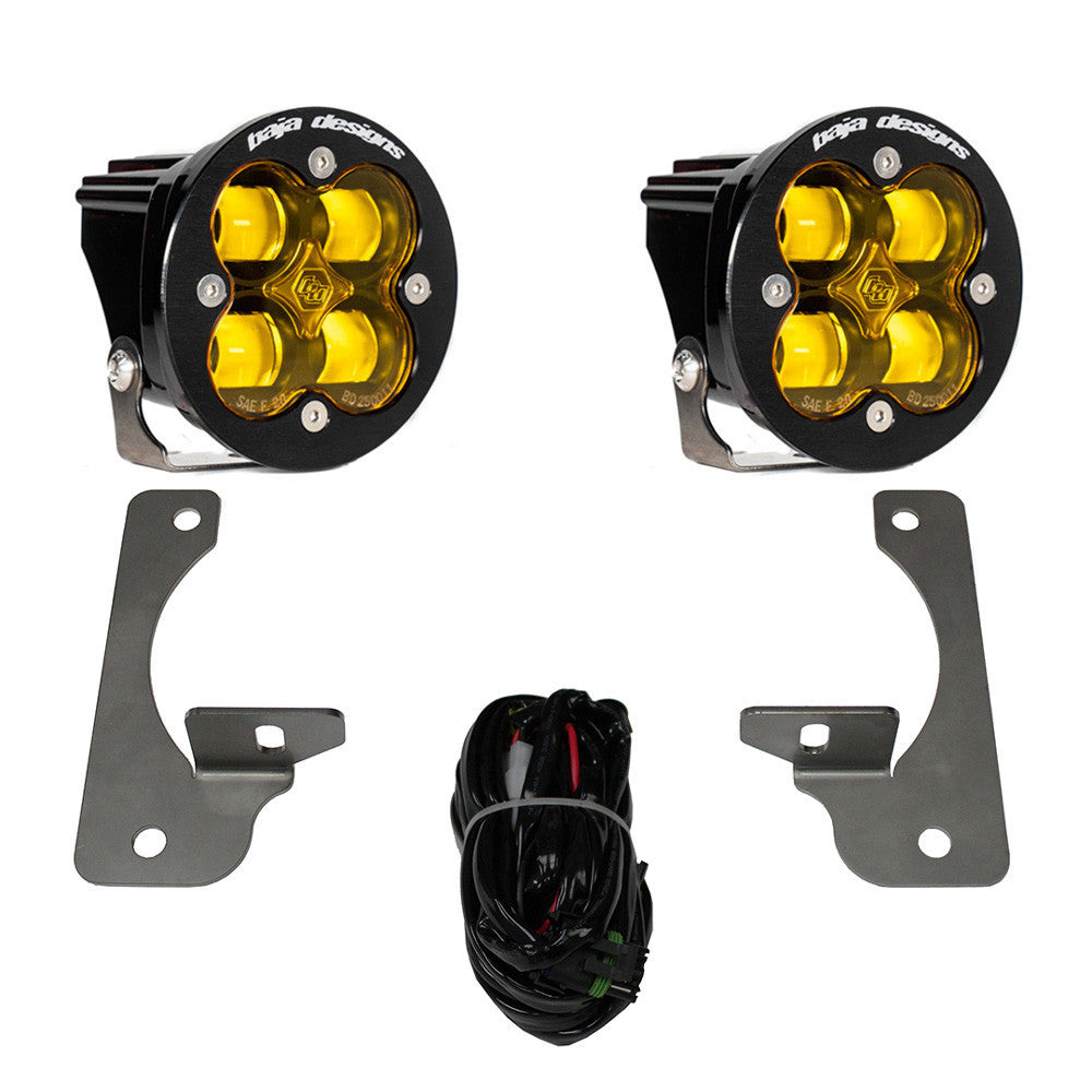 Jeep JK Squadron-R Fog Pocket Light Kit Premium Bumper Baja Designs