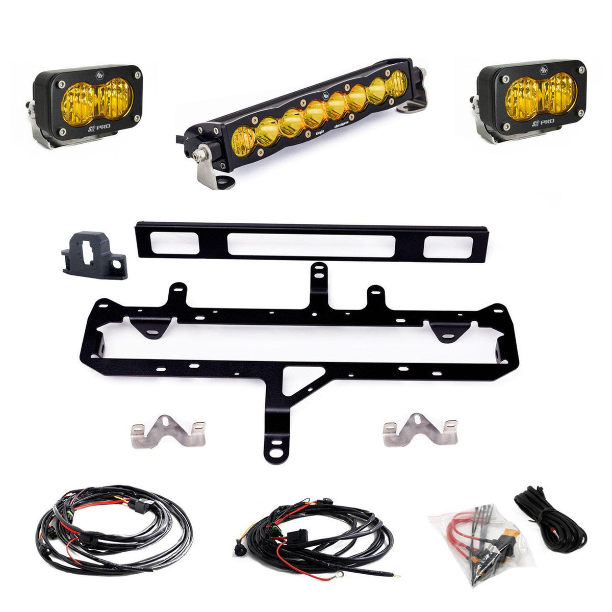 Toyota S8 10 Light Bar S2 Pro TRD Pro Grille Conversion Light Kit - 2024-2026 Toyota Tacoma