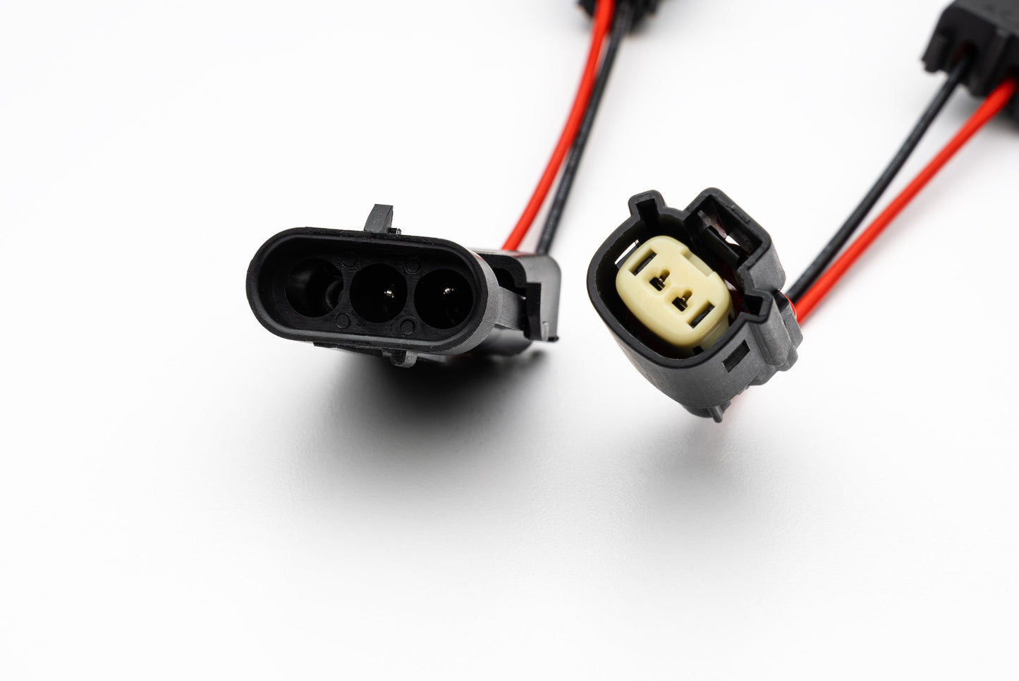 SPV Parts Harness 3 Pole MOLEX Connector Adapters for Ford OEM Rigid Fogs (Pair) - SPV Harness System (Works with MANY vehicles, See Details)