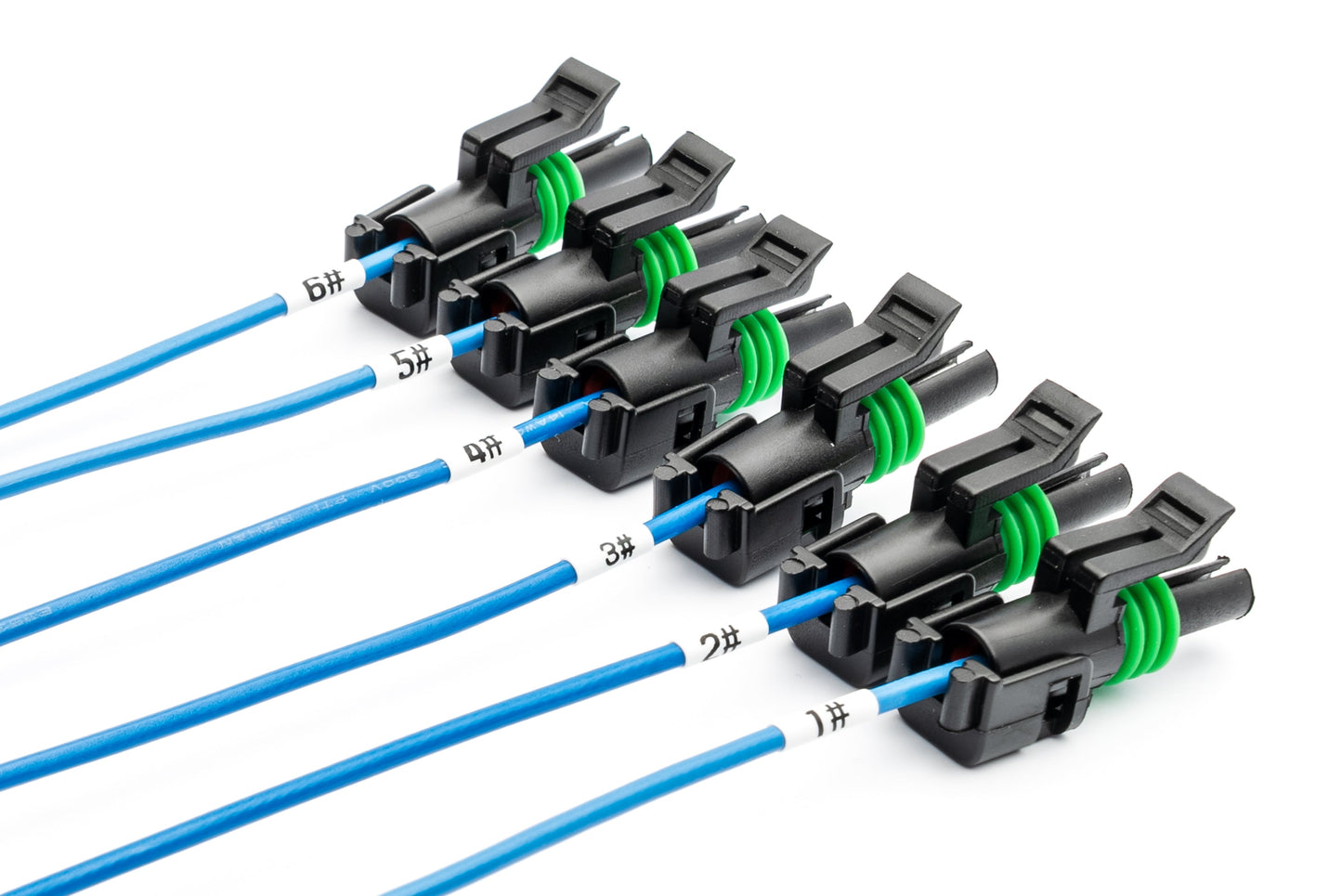Auxiliary (Aux) Switch Wire Extension Kit with Connectors (Numbered)