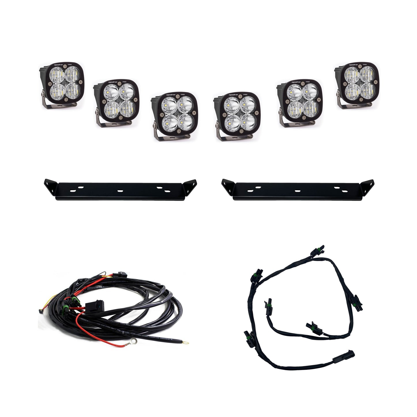 Baja Designs Squadron Sport & Pro Behind Grille Light Kit fit 21-On Ford Raptor
