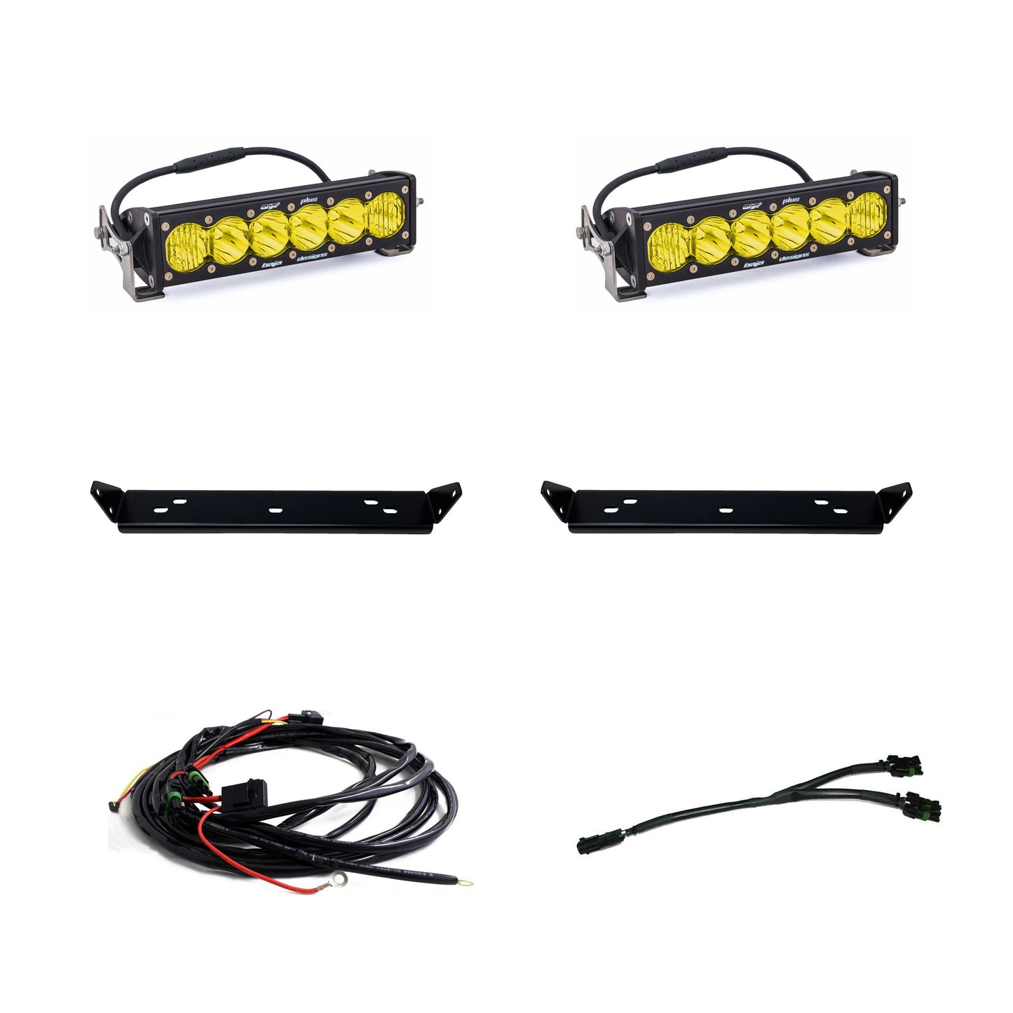 Baja Designs OnX6+ 10 Inch Dual Behind Grille Light Kit fits 21-On Ford Raptor