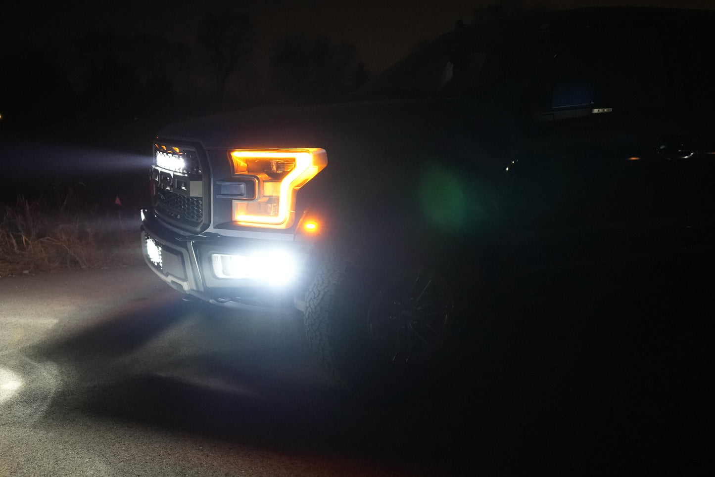 SPV Parts 2021-2025 Ford F-150 Raptor 6''-12'' LOWER Grille Light Bar BRACKETS (Works with BOTH Bumpers)