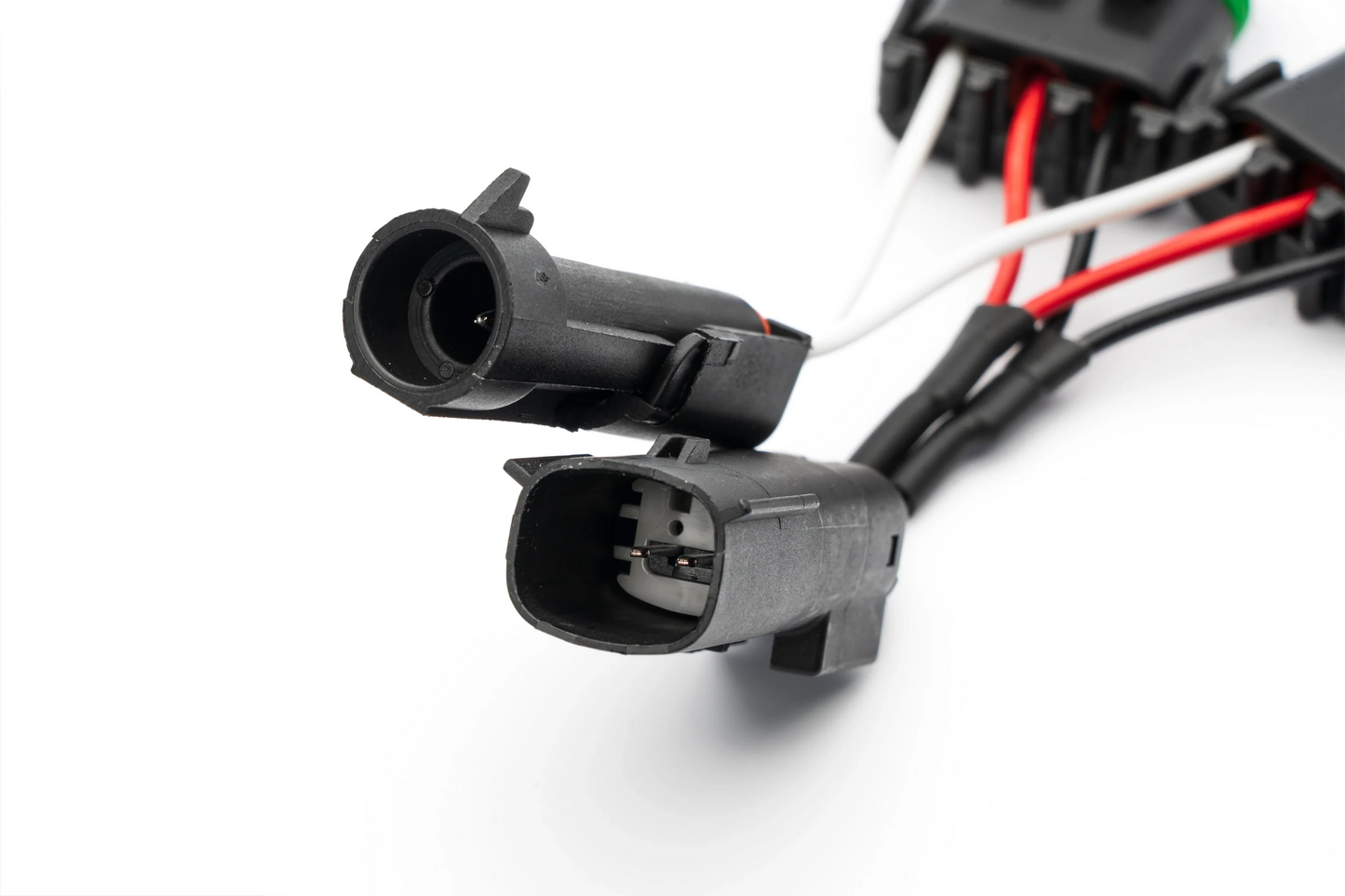 2021-2026 Ford F-150 Raptor OEM FOG Connector (Pair) to DOUBLE 3 Pole Weather Pack Adapter / Backlight Port (Radiance or others)