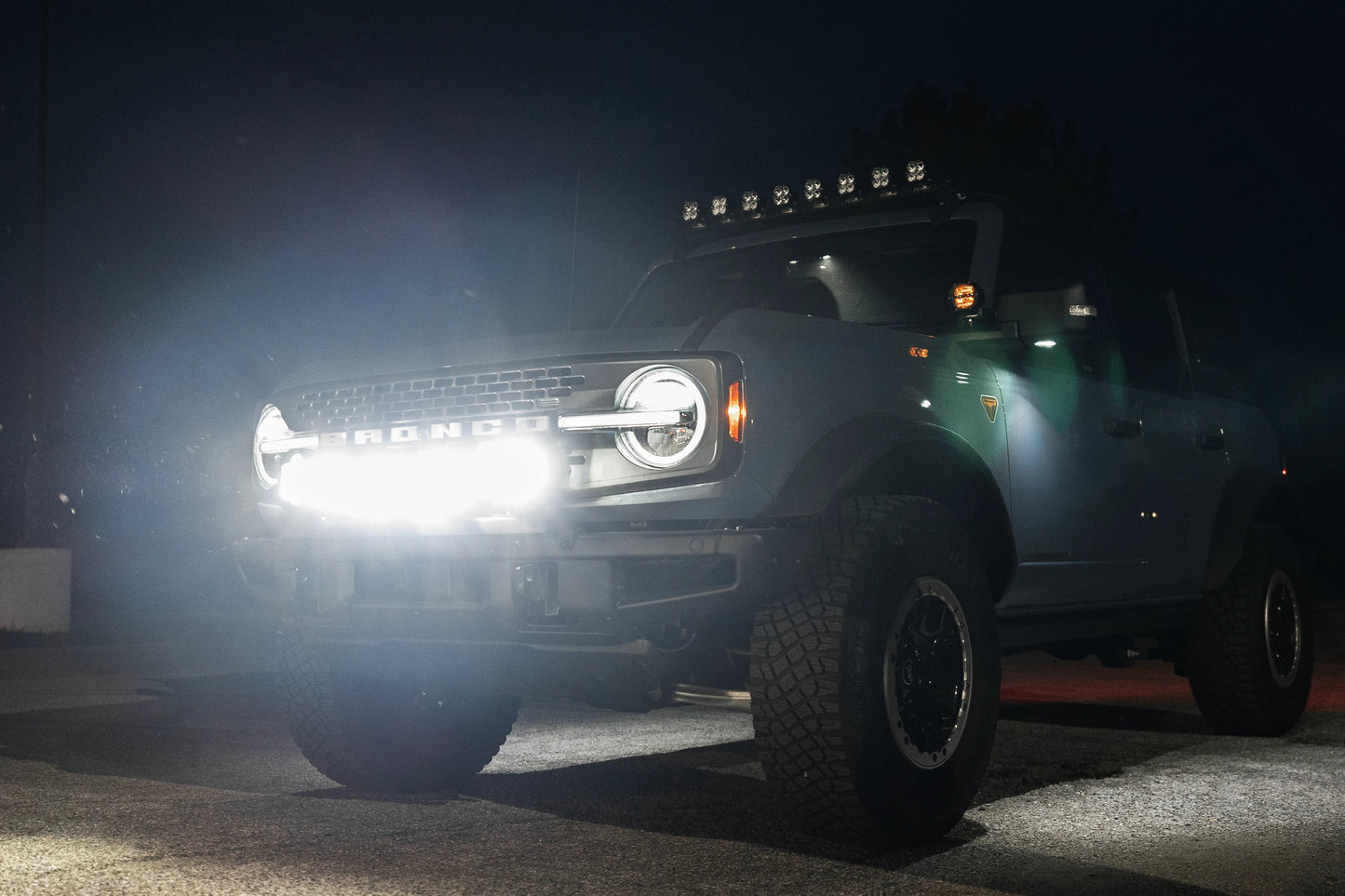 SPV Parts 2021+ Ford Bronco Modular Bumper Universal Slotted Cross Mount Kit (Fits MANY lights)