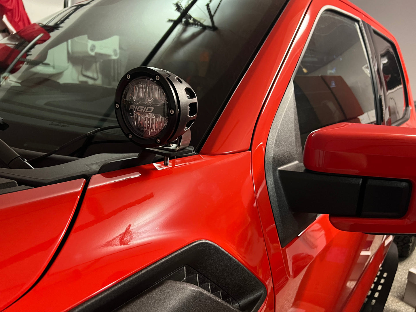 SPV Parts 2021+ Ford F-150 Raptor/ F-150 Standard Duty A - Pillar (Ditch) Mounts (Fits most 3" Light pods)