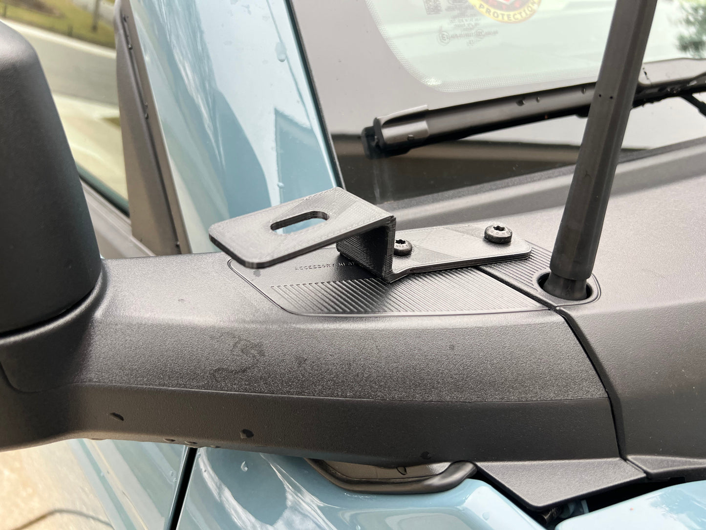 SPV Parts 2021-2023 Ford Bronco A-Pillar/Ditch Light Mounting Brackets (All Trims Including Bronco Raptor)