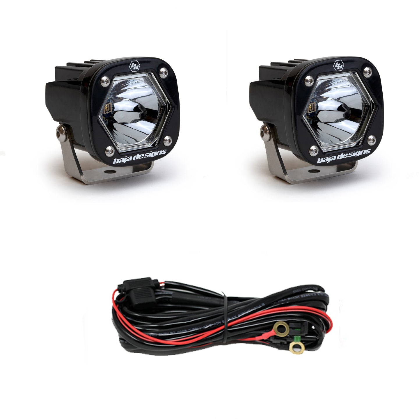 Baja Designs S1 (LASER) LED Lights (Black Case) (Sold in Pairs)