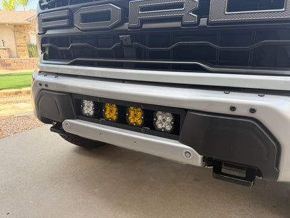 NEW SPV Parts 2021-2026 Ford F-150 Raptor BUMPER Grille Baja Designs Squadron 2.0 Light Kit (RGBW Backlight) (Works with BOTH Bumpers)