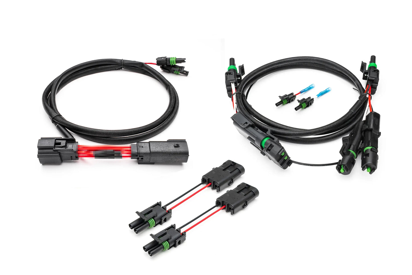 SPV Parts SHORT LENGTH REAR Harness w/ Taillight adapter - SPV Harness System (Works with MANY vehicles, See Details)