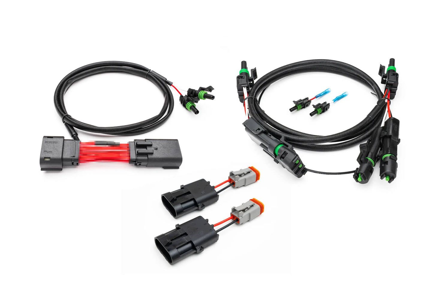 SPV Parts SHORT LENGTH REAR Harness w/ Taillight adapter - SPV Harness System (Works with MANY vehicles, See Details)