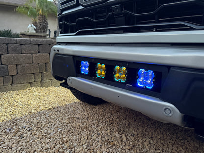 NEW SPV Parts 2021-2026 Ford F-150 Raptor BUMPER Grille Baja Designs Squadron 2.0 Light Kit (RGBW Backlight) (Works with BOTH Bumpers)