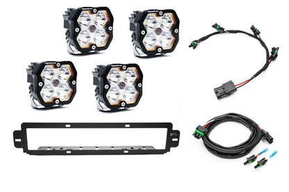 NEW SPV Parts 2021-2026 Ford F-150 Raptor BUMPER Grille Baja Designs Squadron 2.0 Light Kit (RGBW Backlight) (Works with BOTH Bumpers)