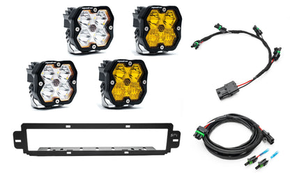 NEW SPV Parts 2021-2026 Ford F-150 Raptor BUMPER Grille Baja Designs Squadron 2.0 Light Kit (RGBW Backlight) (Works with BOTH Bumpers)