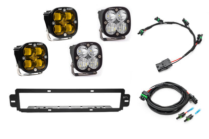 NEW SPV Parts 2021-2025 Ford F-150 Raptor BUMPER Grille Baja Designs Squadron Light Kit (Works with BOTH Bumpers)