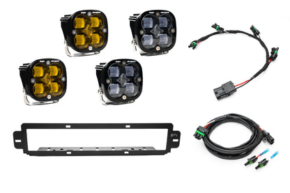 NEW SPV Parts 2021-2025 Ford F-150 Raptor BUMPER Grille Baja Designs Squadron Light Kit (Works with BOTH Bumpers)