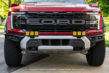 SPV Parts 2024+ Raptor MODULAR BUMPER - Baja Designs Squadron 2.0 Sport & PRO (RGBW Backlit)Triple POST MOUNT Light Kit