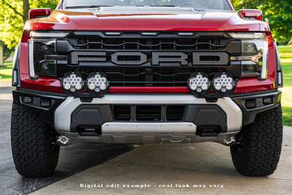 2024+ Gen 3 Ford Raptor (& Tremor) MODULAR Bumper POST MOUNT Light Kits for TWO PAIRS of Large Lights by SPV Parts