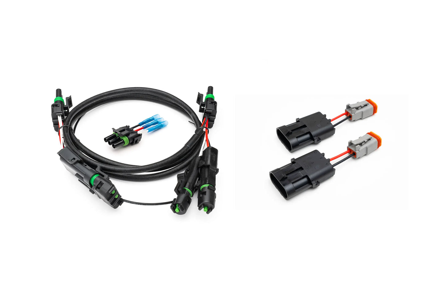 SPV Parts SHORT LENGTH REAR Harness w/ ADD ON CONNECTOR - SPV Harness System (Works with MANY vehicles, See Details)