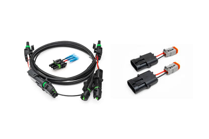 SPV Parts SHORT LENGTH REAR Harness w/ ADD ON CONNECTOR - SPV Harness System (Works with MANY vehicles, See Details)