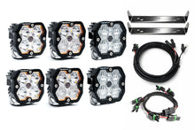 SPV Customizable - Baja Designs Squadron 2.0 Sport & Pro Behind Grille Light Kit fit 21-On Ford Raptor (RGBW Backlights)