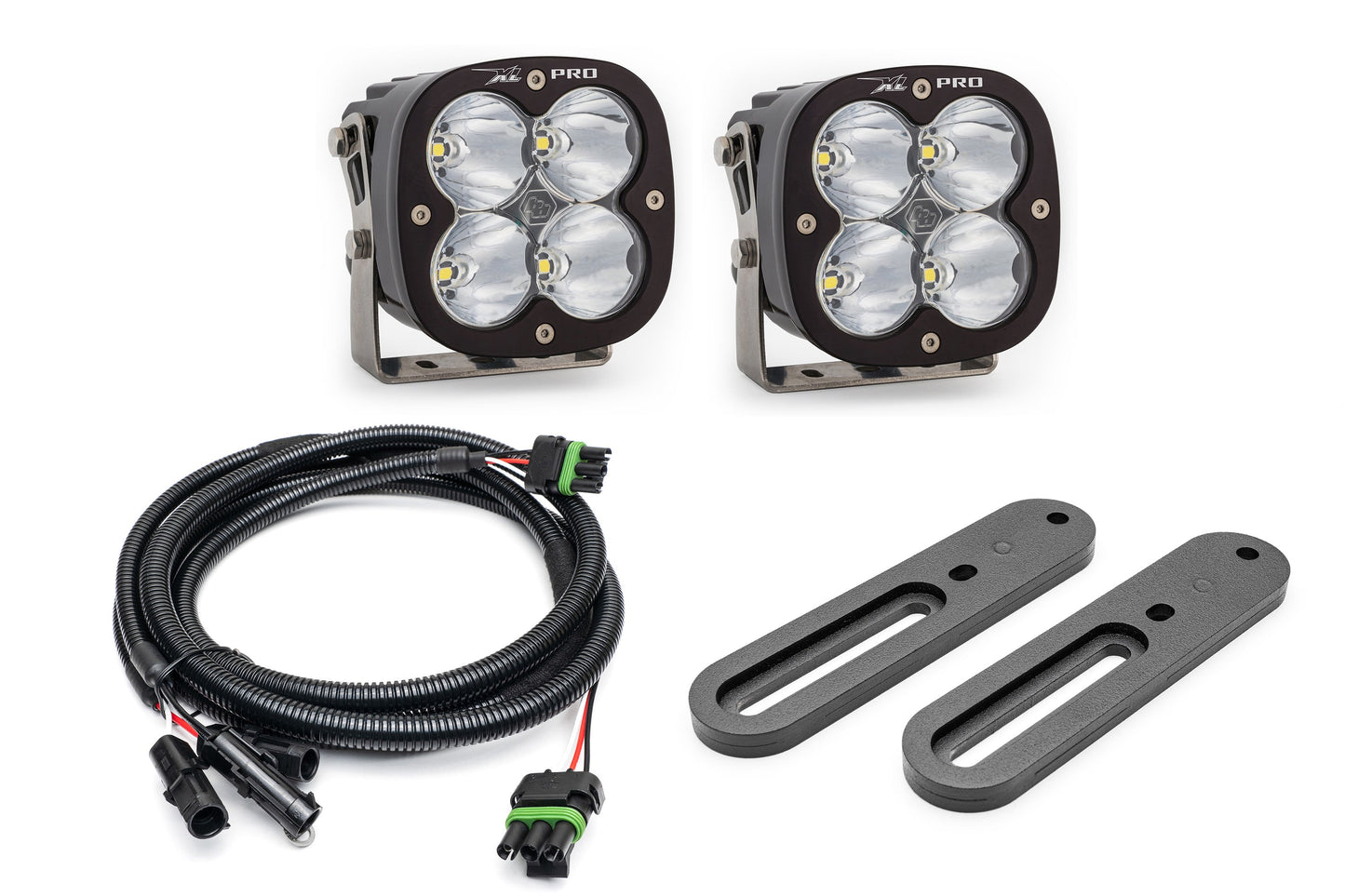 SPV Parts 2021-2025 Ford BRONCO Modular A-Pillar Light Kit with Baja Designs Squadron XL & XL80's