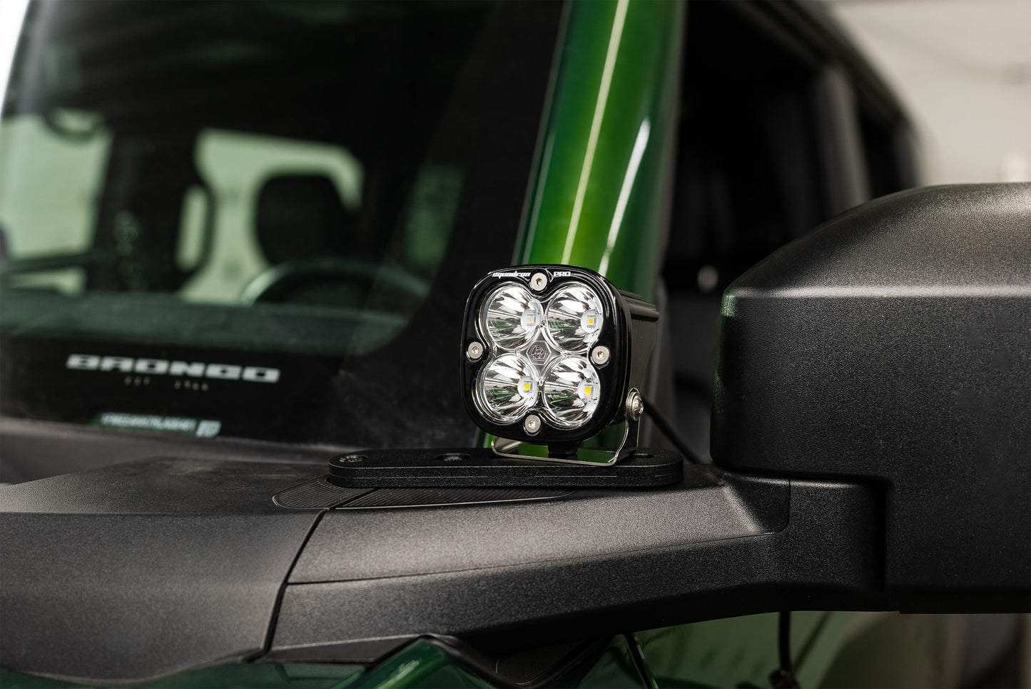 SPV Parts 2021-2025 Ford Bronco Slotted A-Pillar/Ditch Light - & Accessory Modular Mounting Brackets (All Trims Including Everglades)