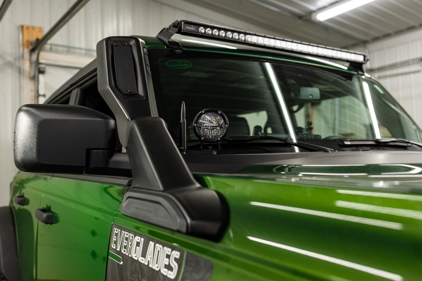 SPV Parts 2021-2025 Ford Bronco Slotted A-Pillar/Ditch Light - & Accessory Modular Mounting Brackets (All Trims Including Everglades)