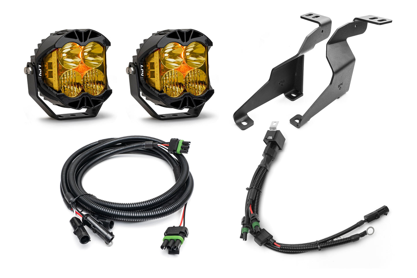 SPV Parts Baja Designs LP4  A - Pillar (Ditch) Light Kit for Ford 2021+ F-150 Raptor