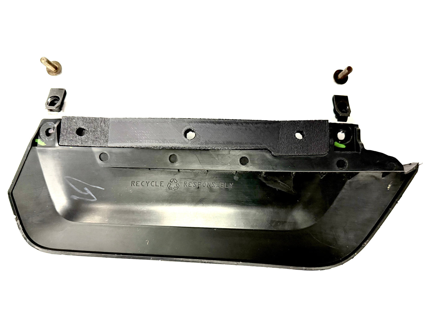 Bronco Raptor Front Bumper Fog Splash Panel Adapters (when mounting aftermarket Fogs)