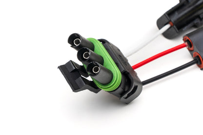 3 Pole WP Connector Adapters to H10 Factory Fog Connector with Backlight Port (Pair) (F-150 & Others)