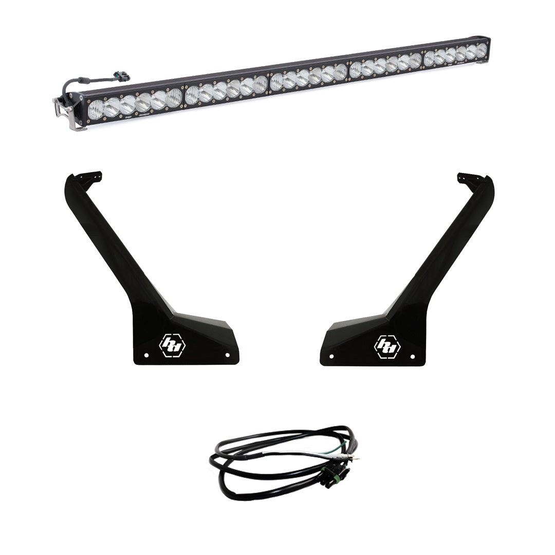 Jeep JLJT S8 or OnX6+ 50 Inch Roof Mount Light Kit - 2020-24 Gladiator; 2018-24 Wrangler JL; Exc. Rubicon 392