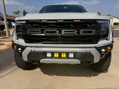 NEW SPV Parts 2021-2026 Ford F-150 Raptor BUMPER Grille Baja Designs Squadron 2.0 Light Kit (RGBW Backlight) (Works with BOTH Bumpers)