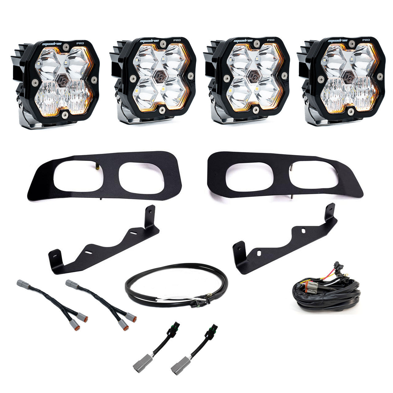 Squadron 2.0 Sport or Pro Dual Fog Pocket Light Kit - Ford 2023-26 F-250350 Super Duty
