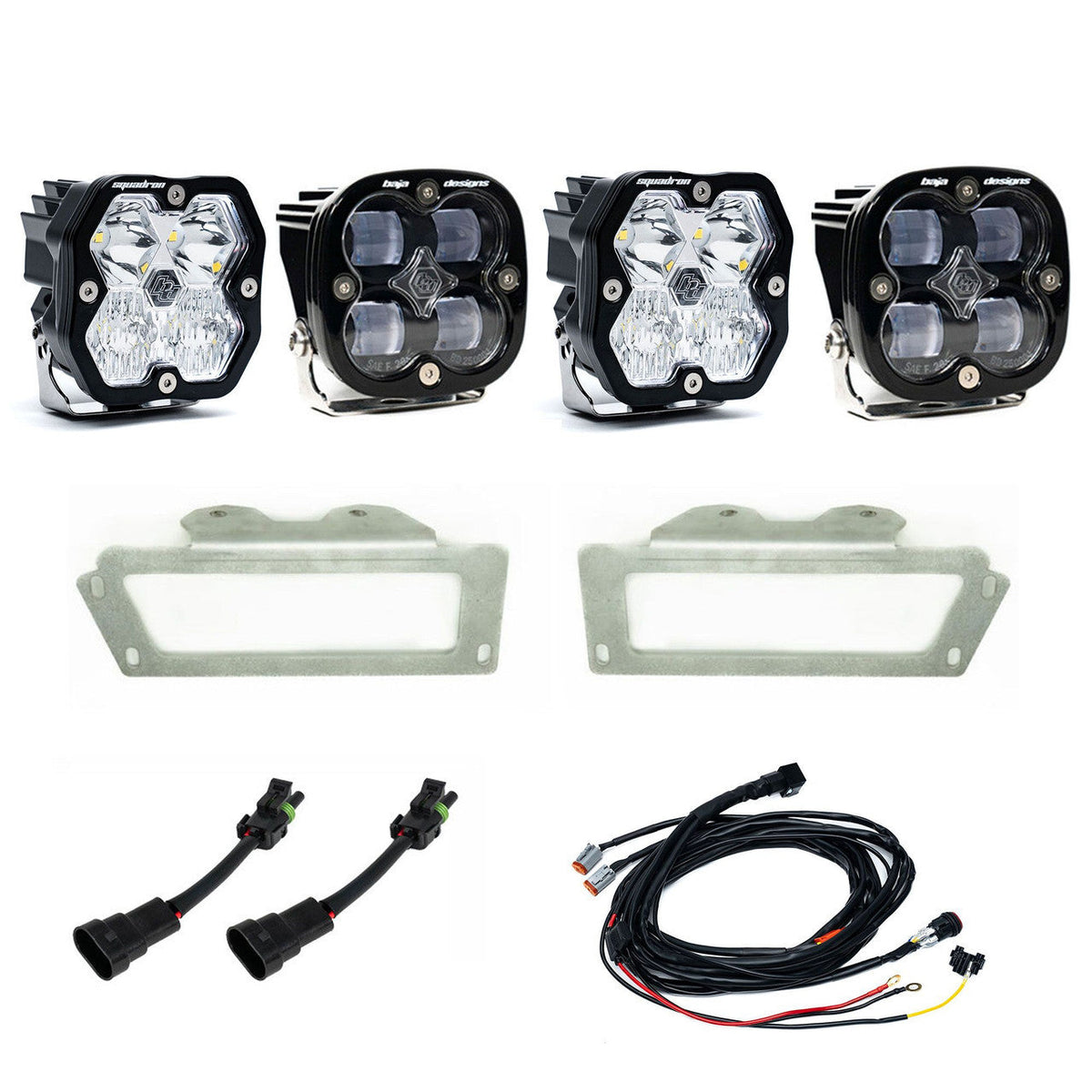 Squadron 2.0 Sport Squadron SAE Dual Fog Pocket Light Kit - RAM 2009-12 1500; 2010-18 25003500