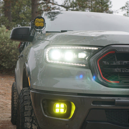 Baja Designs Ford, Ranger (19-On) / Bronco Plastic Bumper (21-On), Fog Pocket Kits