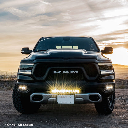 19-24 Dodge RAM S8/OnX6+ 20 Inch Bumper Light Bar Kit - RAM 2019-24 1500 NOTE Rebel